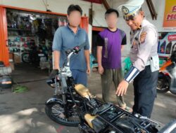 Cegah Balap Liar dan Curanmor, Satlantas Kubu Raya Edukasi Pemilik Bengkel Motor
