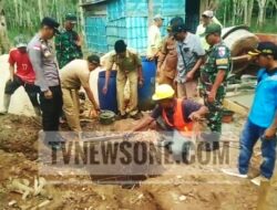 Peletakan Batu Pertama Pembangunan Jembatan Gantung Desa Sinar Tebudak dan Desa Pisak
