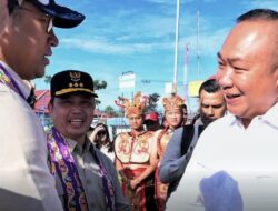 Bupati Dan Wakil Bupati Ketapang Sambut Kedatangan Wamen Pertanian dan Gubernur Kalbar