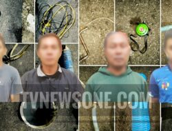 Polres Sekadau Tangkap 4 Penambang Emas Ilegal di Sungai Sekadau