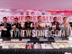 Polda Kalbar Ungkap 9 Kasus Narkoba, Sita 86,189 Kg Sabu dan 54,801 Ribu Butir Ekstasi