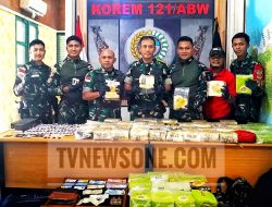 Satgas Pamtas Berhasil Gagalkan Penyeludupan 63Kg Sabu di Perbatasan Entikong