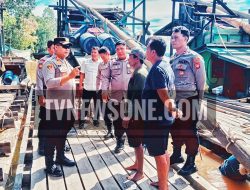Tindaklanjuti Adanya Aktivitas PETI di Sungai Kapuas Polres Sekadau Lakukan Penertiban Secara Persuasif