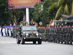 Upacara HUT ke-80 TNI di Pontianak, TNI Tekankan Profesionalisme dan Kebersamaan dengan Rakyat