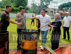 Kejari Bengkayang Musnahkan Barang Bukti 8 Perkara yang Telah Berkekuatan Hukum Tetap