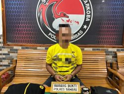 Berantas Peredaran Narkoba, Polres Sambas Amankan Terduga Pengedar di Semparuk