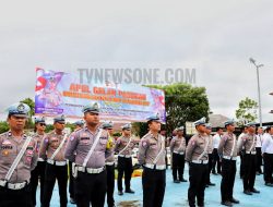 Kapolres Sekadau Pimpin Apel Gelar Pasukan Operasi Zebra Kapuas 2025