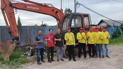 PSMTI Kalbar Bangun Gorong-gorong untuk Atasi Banjir