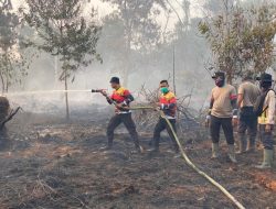 Kubu Raya Membara! Tim Gabungan Baku Hantam Padamkan 24 Titik Api, lahan 9 hektar Disegel dan di Police Line