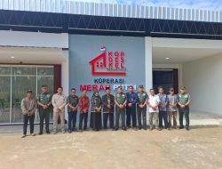 Dandim 1207/ Pontianak Dampingi Pangdam XII/Tpr Tinjau Langsung KDKMP Punggur Besar