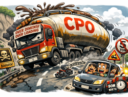 Ratusan Truk Tangki CPO PT BMP Diduga Tak Uji KIR Sejak 2020, Terancam Penghentian Operasional