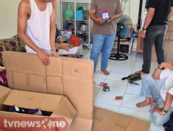 Pita Cukai Tak Sesuai Dengan Cukai, ratusan Slop Rokok GATI Di Sita PolresSingkawang