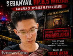 Dana 8,5 Milyar Rupiah Milik Pengusaha Jakarta di bawa Kabur Aaon ,Korban Akan Lapor   Polda Kalbar