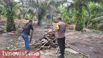 Polsek Belitang Hilir Bongkar Aktivitas Judi Sabung  Ayam di Dusun Beruduk