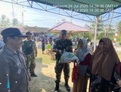 Program Gerakan Pangan Murah, Dandim 1208/Sambas Ikuti Vicon TNI Bersinergi Dengan Bulog