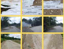 Plang Rusak hingga Material Diduga Tak Sesuai, Proyek Jalan Provinsi di Bengkayang Disorot