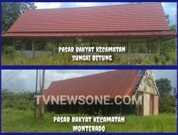 Pasar Rakyat di Sungai Betung dan Monterado Diduga Terbengkalai, Warga Pertanyakan Perencanaan Pembangunan