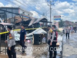 Polres Melawi Dalami 7 Bangunan Terbakar dan 1 Korban Luka