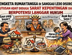 Putusan Adat Dipertanyakan, Sengketa Rumah Tangga di Sanggau Ledo Diduga Sarat Kepentingan