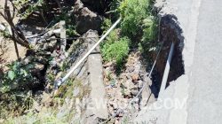 Longsor Tebing Jalan di Jembatan Benawan Bengkayang Dibiarkan, Warga Soroti Minimnya Respons Pemerintah