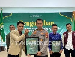 Hadiri Pelantikan Pemuda Muhammadiyah Pontianak, Kapolresta Rangkul Generasi Muda Majukan Daerah