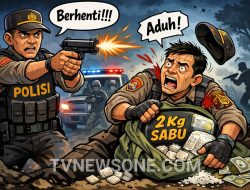 Polda Kalbar Tembak Anggota Babinkamtibmas Polres Bengkayang.