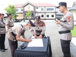 Tiga PJU Dilingkungan Polres Sekadau Berganti, Kasi Humas Menyesuaikan Kebutuhan 