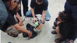 Transman Histeris ditangkap Polisi ,Kedepatan Bawa Sabu Mendekati 1 KG