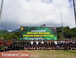 Percepat Pembangunan Wilayah Perbatasan, Kasdam XII/Tanjungpura Buka Karya Bakti Skala Besar di Entikong